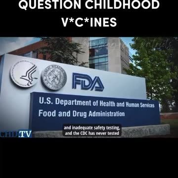 Why we need to question childhood vaccines.