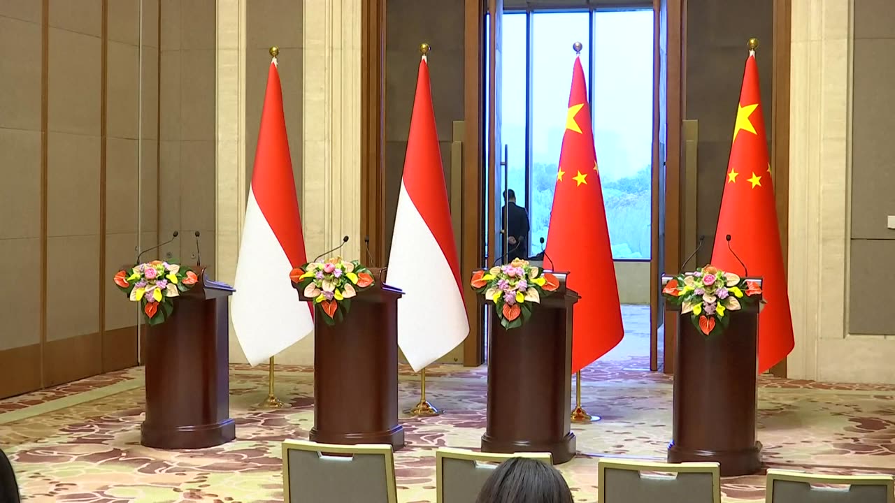 LIVE: China & Indonesia Joint Press Conference: Wang Yi, Sugiono Speak