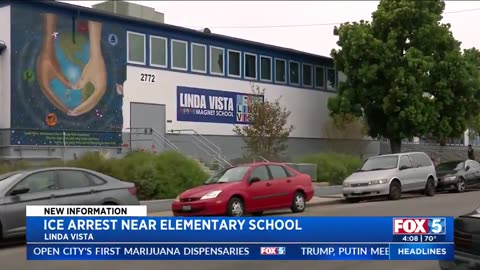 Illegal alien picking up kid from school detained by ICE in Calif.