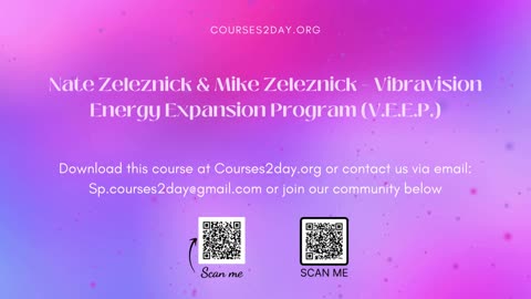 [GET] Nate Zeleznick & Mike Zeleznick – Vibravision Energy Expansion Program (V.E.E.P.)