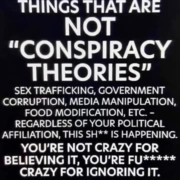 What’s a conspiracy?
