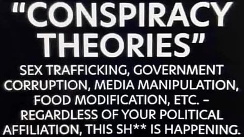 What’s a conspiracy?