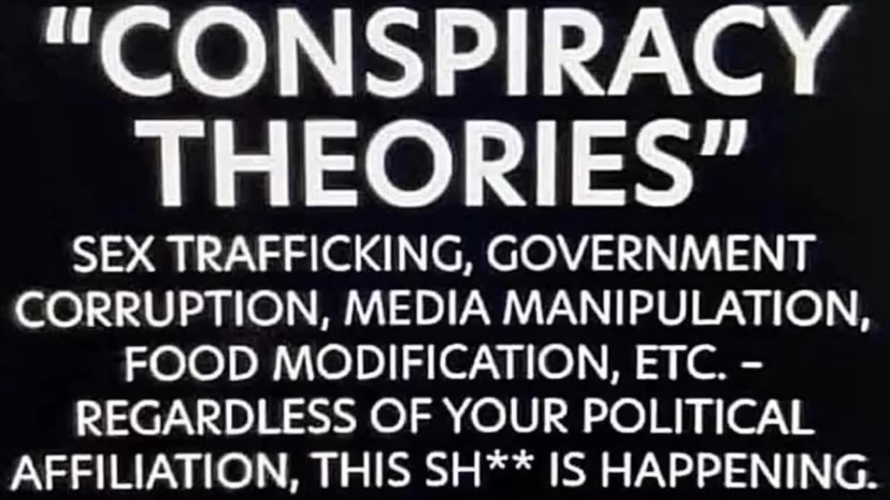 What’s a conspiracy?