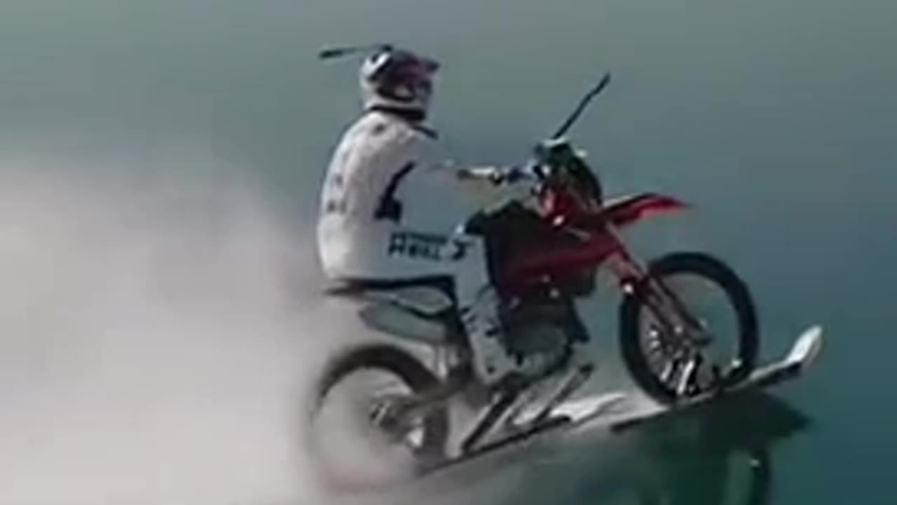 custom water motorcycle board stunt