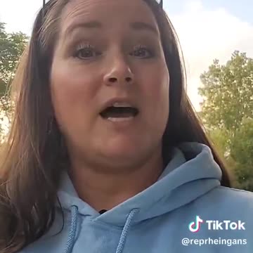 Michigan Democrat Rep. Carrie Rheingans urges kids on tiktok to contact her so she can help them...