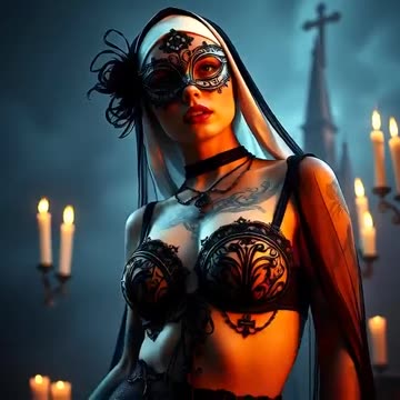 VAMPIRE NUNS _ VAMPIRE WOMEN _ GOTH GIRLS _ LATEX FASHION _ DARK OM 40 _ MUSIC FOR VAMPIRES 1 HOUR