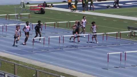 Boys 110 meter Hurdles Heat 4 Dade County Youth Fair HS Championship 2025 Tropical Park Miami, FL