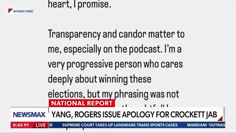 SNL star Bowen Yang & podcaster Matt Rogers told the truth about Jasmine Crockett