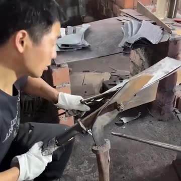 The satisfying process of making knives!.hd