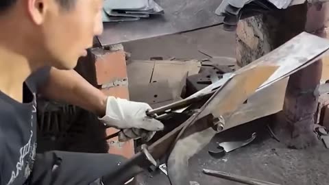 The satisfying process of making knives!.hd