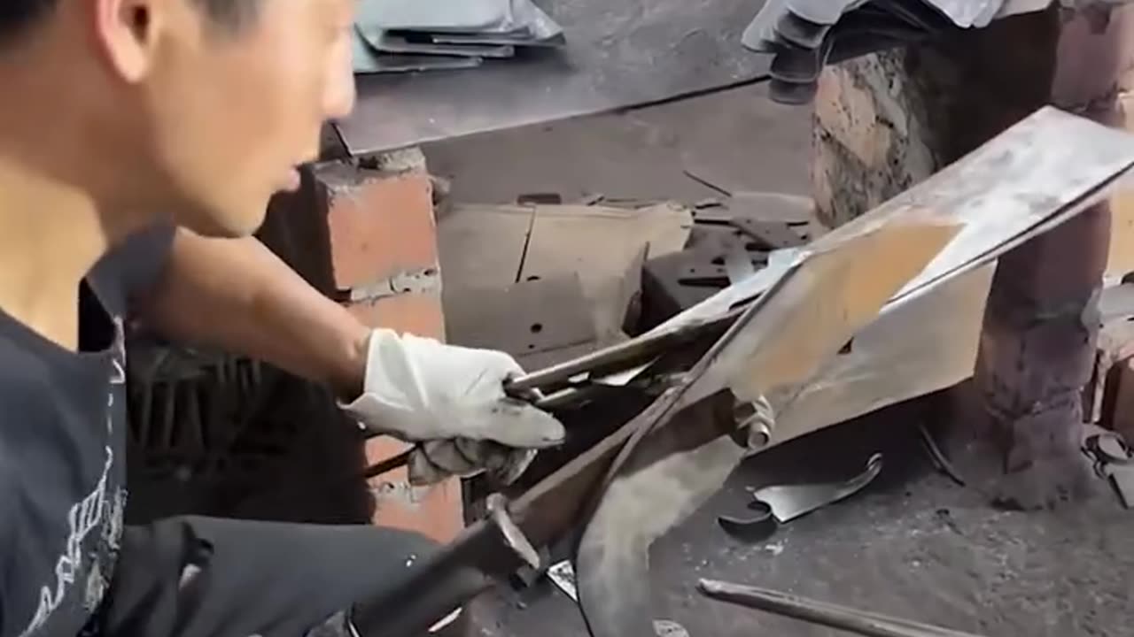 The satisfying process of making knives!.hd