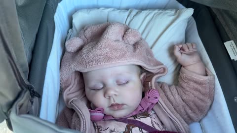Peaceful Outdoor Nap in My Stroller | Baby Kayla Day 144