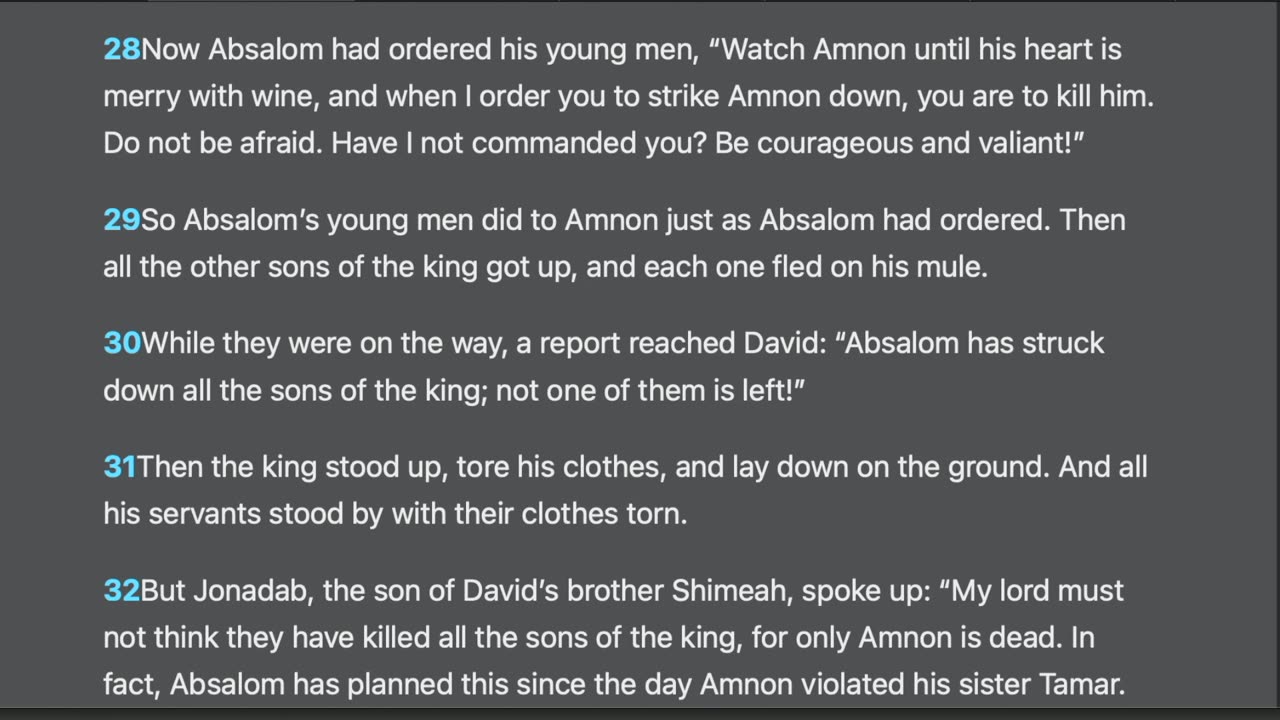 2 Samuel 13