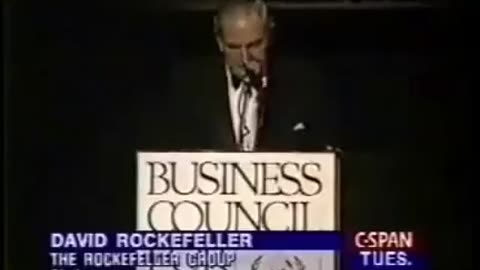 David Rockefeller talks about population control