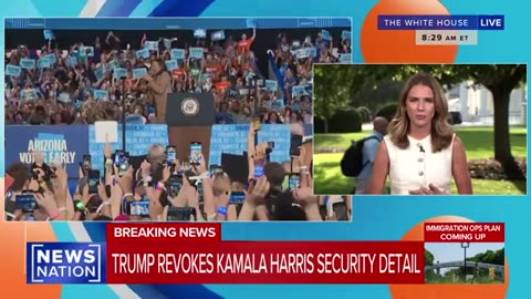BREAKING: Trump REVOKING Kamala Harris Security Detail As She Sets Out For Book Tour