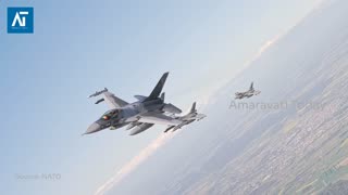 F-16s from Poland & Romania Patrol Baltic Skies for NATO | Europe Defense | Amaravati Today
