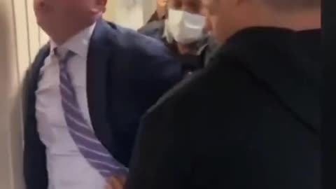 Confrontation Over Arrest of Democratic Official