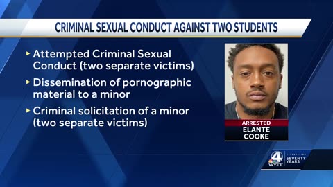 South Carolina black teacher's aid facing sex charges after incidents with 2 students