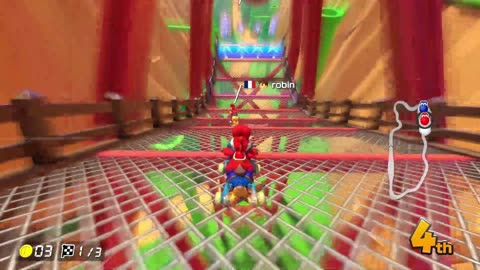 #MarioKart8Deluxe Race Nine: Rock Rock Mountain.....Again