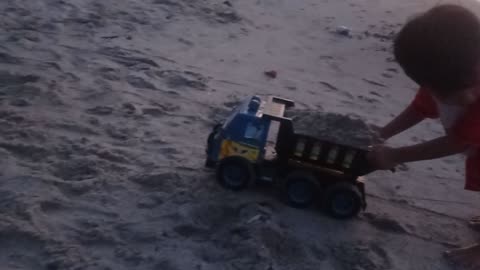 Best Beach Day Ever with Toy Trucks and Sand – Part 5