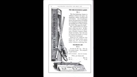 1894 Millers Falls Tool Catalog No Sound, Historical Reference
