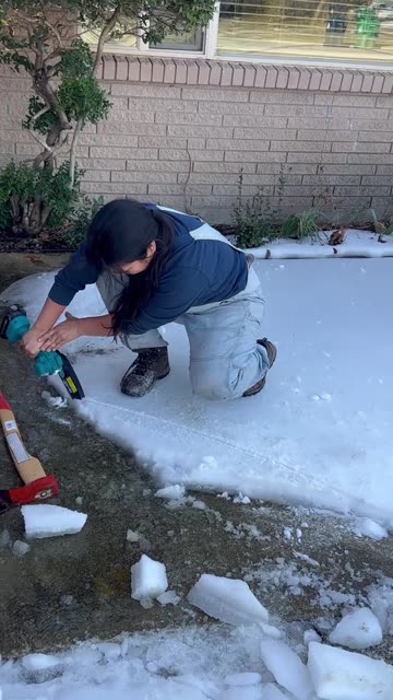 Any Excuse to Use Her Mini Chainsaw
