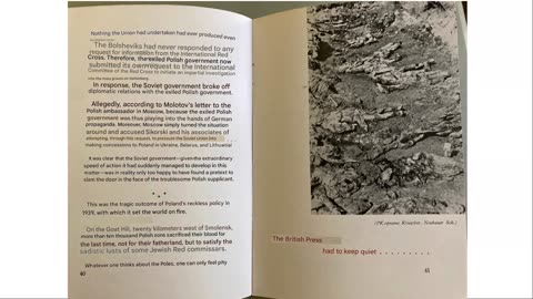 1943 Dutch SS Book - Demon Dance on Goat Mountain - Katyn Forest Massacre by jews