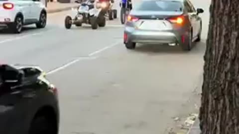 BUNCH OF NIGGERS ON STOLEN BIKES AND QUADS TERRORIZE WASHINGTON DC