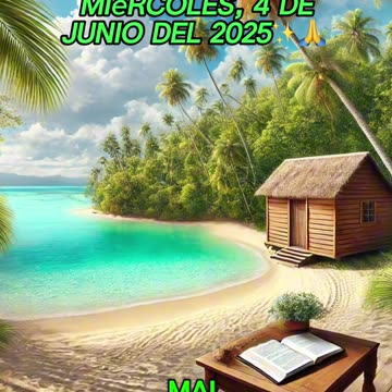 🙏✨Evangelio de hoy Miércoles, 4 de Junio del 2025✨🙏
