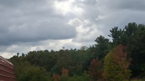 "Cloudy" day with breaks to the real blue sky(1)
