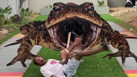 I've been laughing at the toad for two days 🐸😱🤣