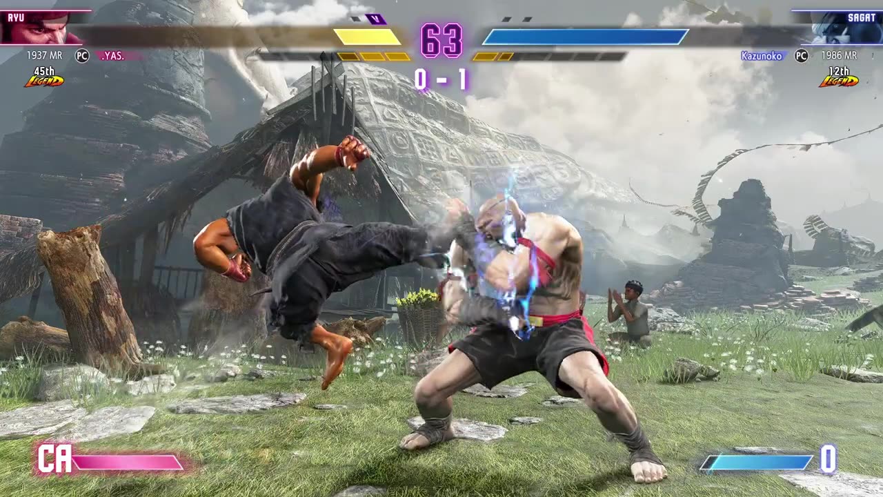 KAZUNOKO (#1 Sagat) vs YAS (#2 Ryu) | Top-Tier Street Fighter 6 High-Level Gameplay