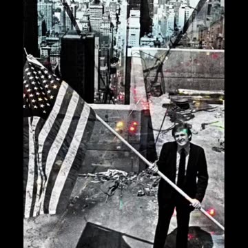 President Trump Up on the Roof