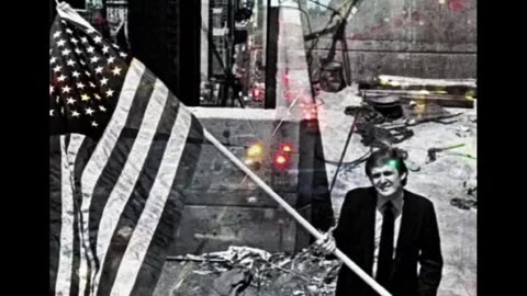 President Trump Up on the Roof