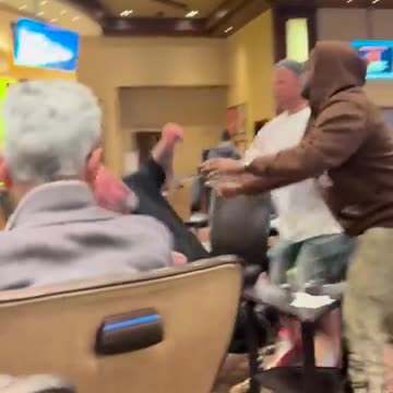 I guess the big dude was bluffing.