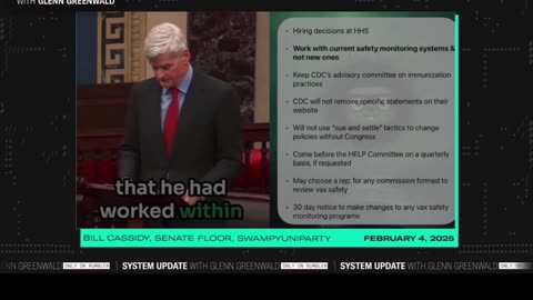 RFK JR HANDLER REVEALED - Bill Cassidy - Systems Update with Glen Greenwald
