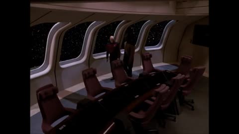 Star Trek TNG. Villains that twirl their moustaches are easy to spot