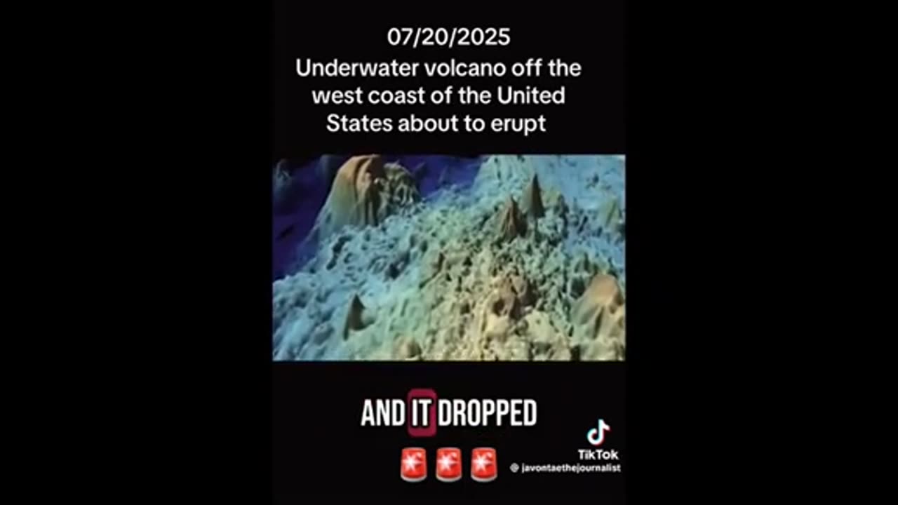 West Coast volcano ..