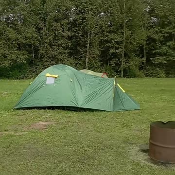 Camping on Lake Selyava