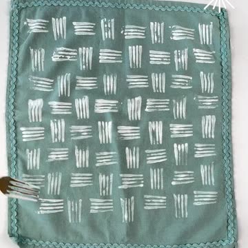 Fun and fresh fabric painting ideas 🧽🍊