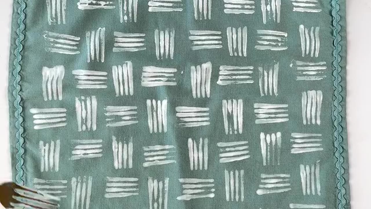 Fun and fresh fabric painting ideas 🧽🍊