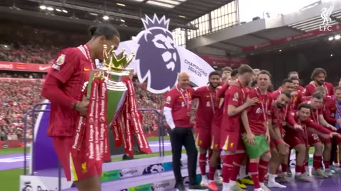 Highlights: Liverpool 1-1 Crystal Palace | Liverpool lift the Premier League Trophy