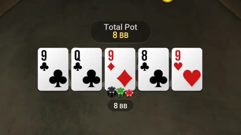 We just keep winning until our luck flips