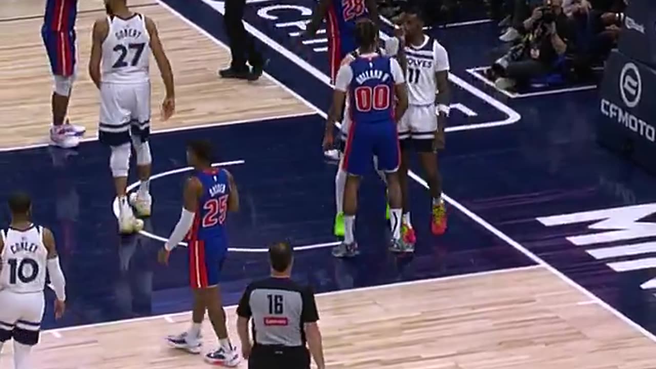Batalla campal en la NBA