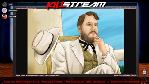 2019-11-25 - Denise McAllister Live, Mossad Fears the Groyper, ADL Attacks, + Kushner Oversees Wall