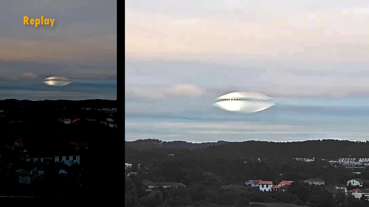 WOW, un vaisseau spatial géant est apparu dans le ciel du Portugal