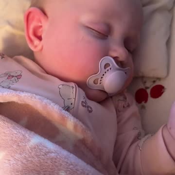 baby kayla’s soft sleep after a long, busy day