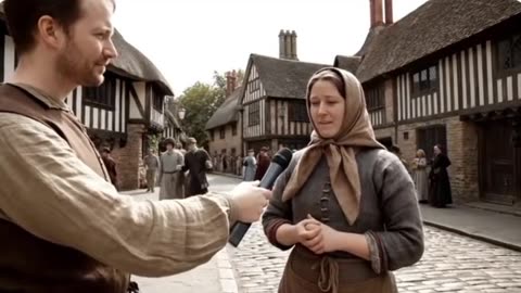 Hilarious AI Video About a 13th Century Reporter in England