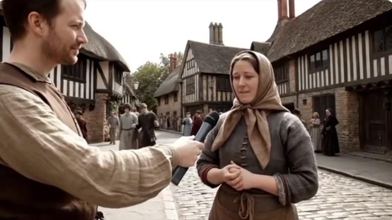 Hilarious AI Video About a 13th Century Reporter in England