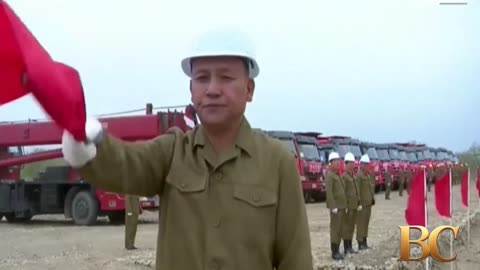 North Korea and Russia begin building their first road link